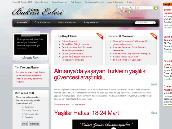 www.ozelbakimevleri.com