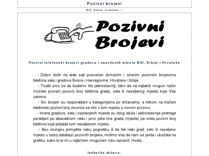 www.pozivnibrojevi.com