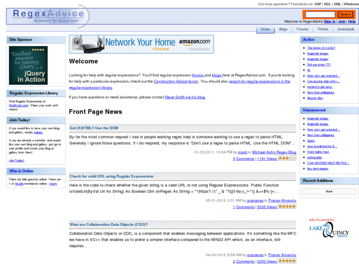 www.regexadvice.com