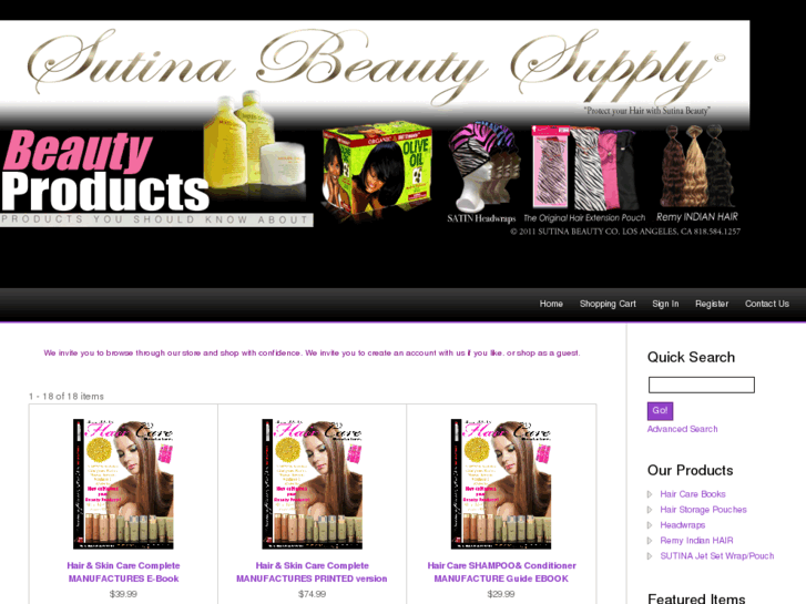 www.sutinabeauty.com