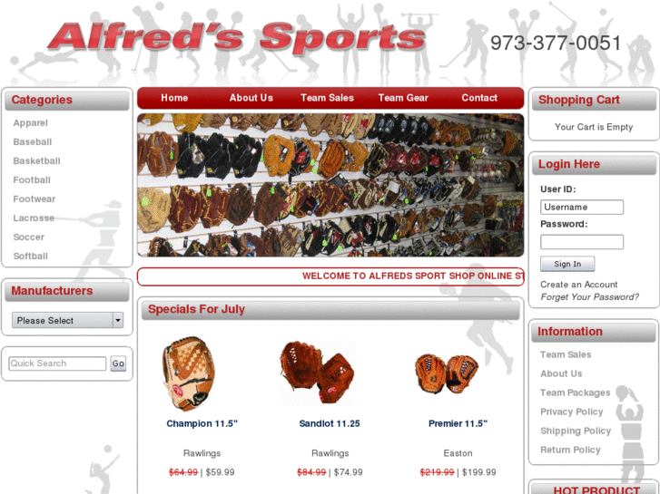 www.alfredssportsshop.com