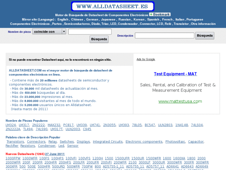 www.alldatasheet.es