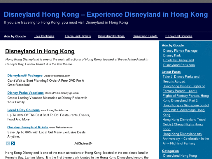 www.disneylandhongkong.org