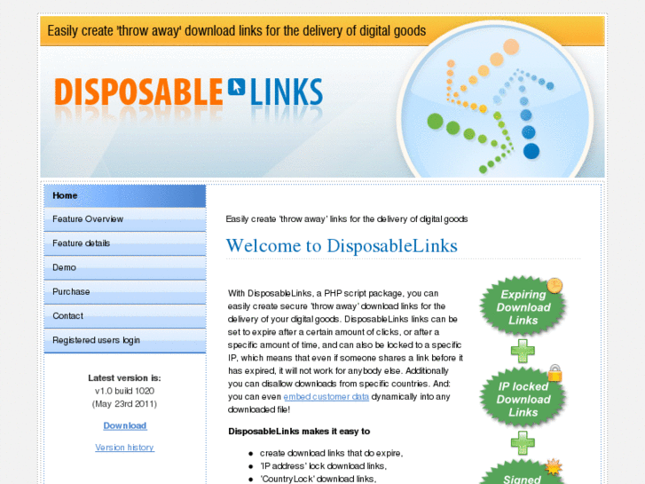 www.disposablelinks.com