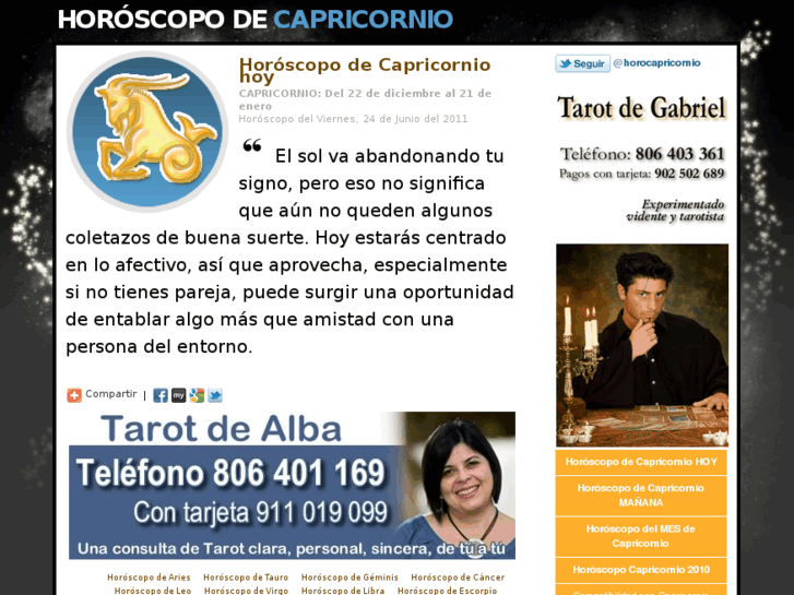 www.horoscopodecapricornio.com