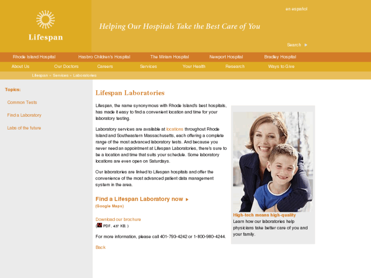www.lifespanlabs.org