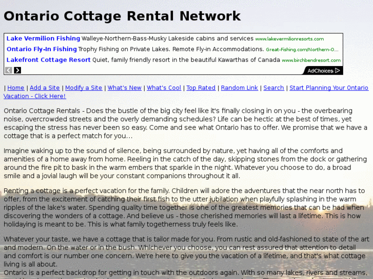 www.ontariocottagerental.net