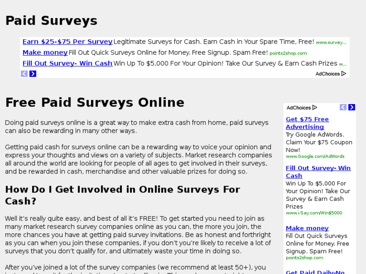 www.paidsurveys.biz