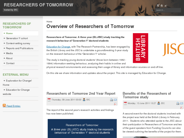 www.researchersoftomorrow.net