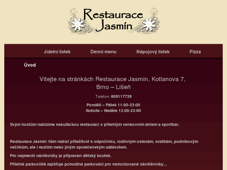 www.restauracejasmin.cz