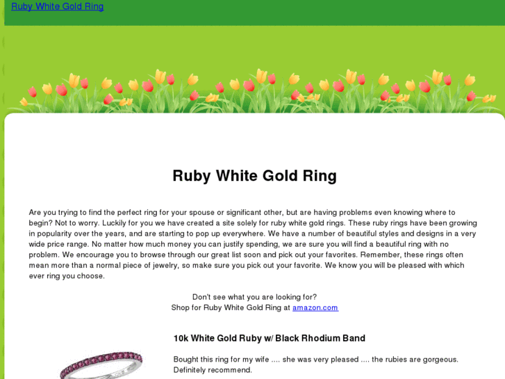 www.rubywhitegoldring.com