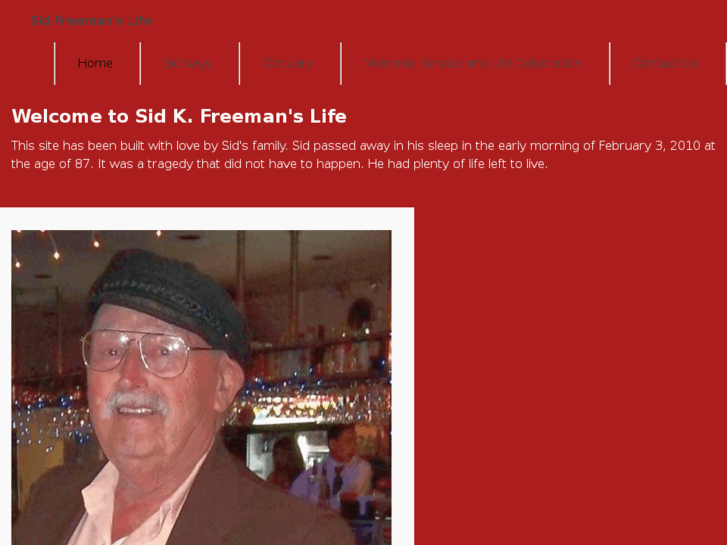 www.sidfreemanslife.org