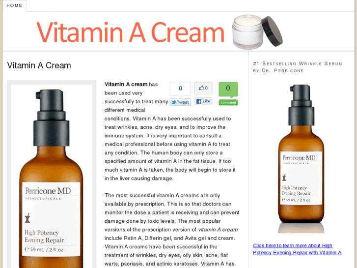 www.vitaminacream.com