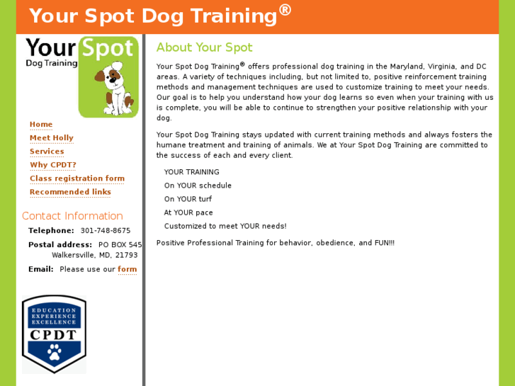 www.yourspotpetdogtraining.net