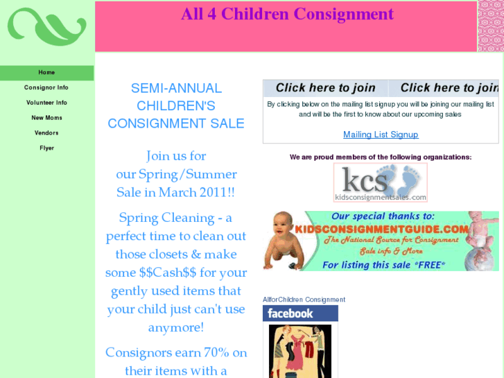 www.all4childrenconsignment.com