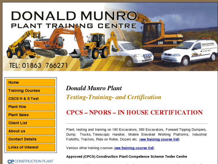 www.donaldmunroplanttraining.co.uk