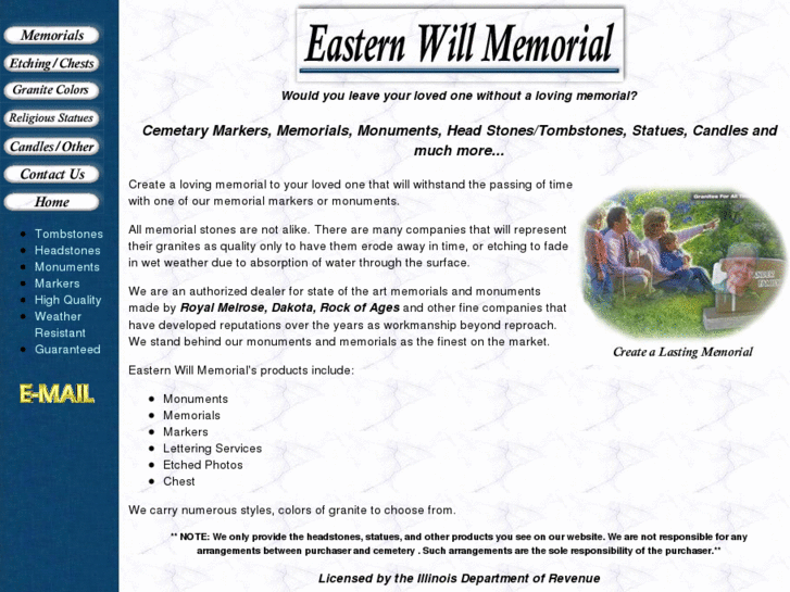 www.easternwillmemorial.com