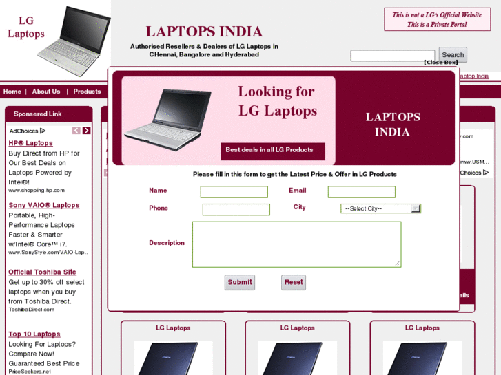 www.lglaptopsindia.com