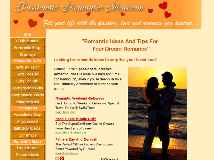 www.passionate-romantic-ideas.com