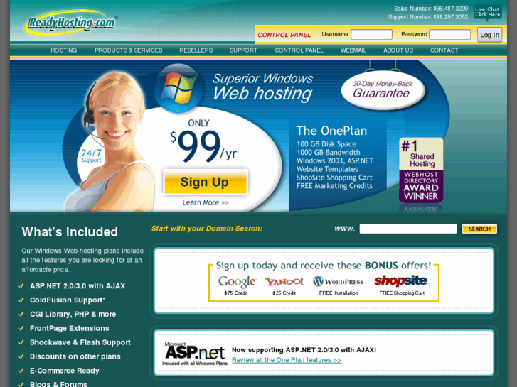 Asp web hosting