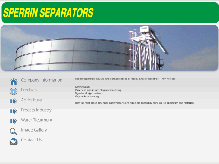 www.sperrinseparators.com
