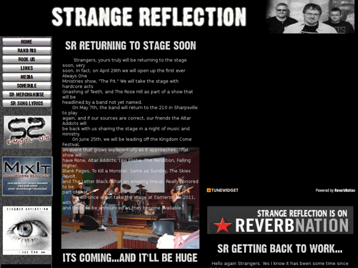 www.strangereflectionband.com