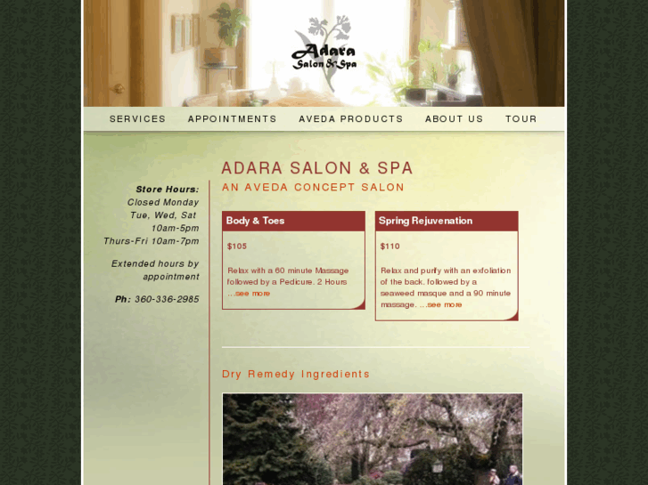 www.adarasalonandspa.com