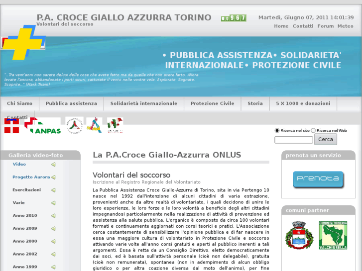 www.crocegialloazzurra.it