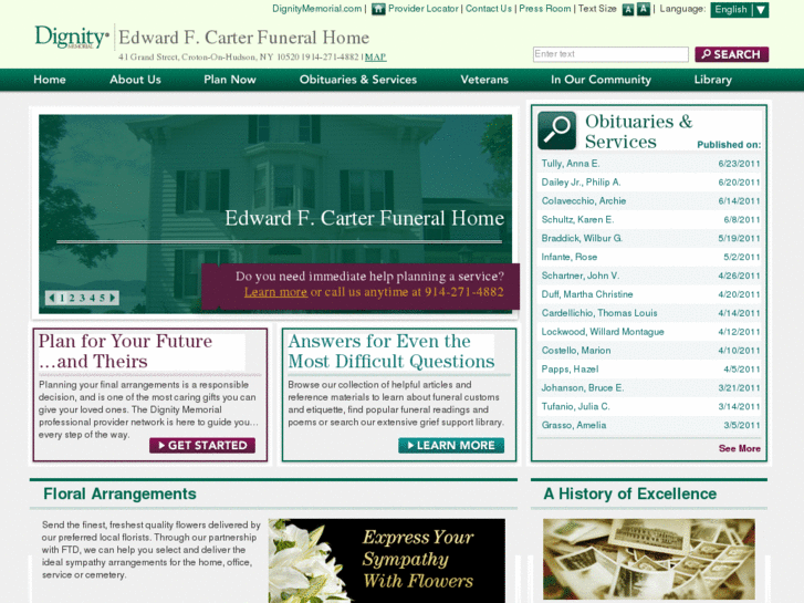 www.efcarterfuneralhome.com