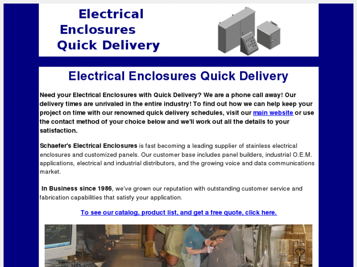 www.electricalenclosuresquickdelivery.com