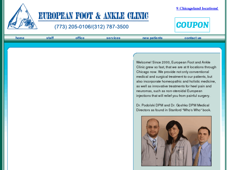 www.europeanfootclinic.net