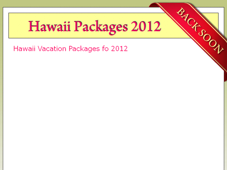 www.hawaiipackages2012.com