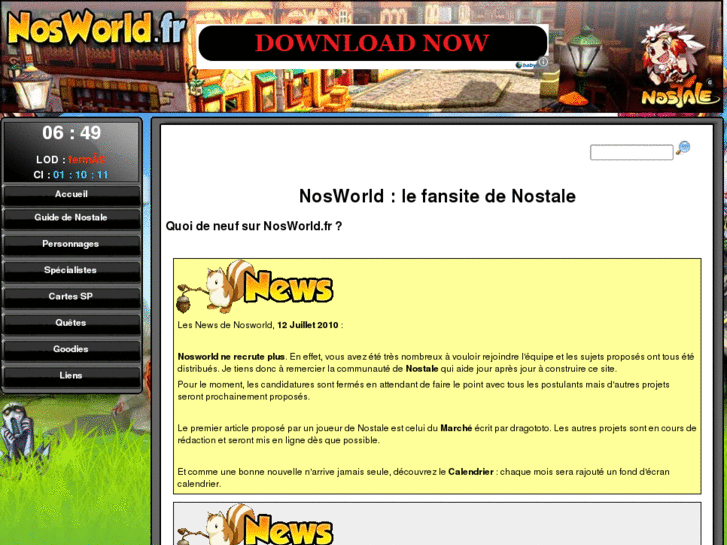 www.nosworld.fr