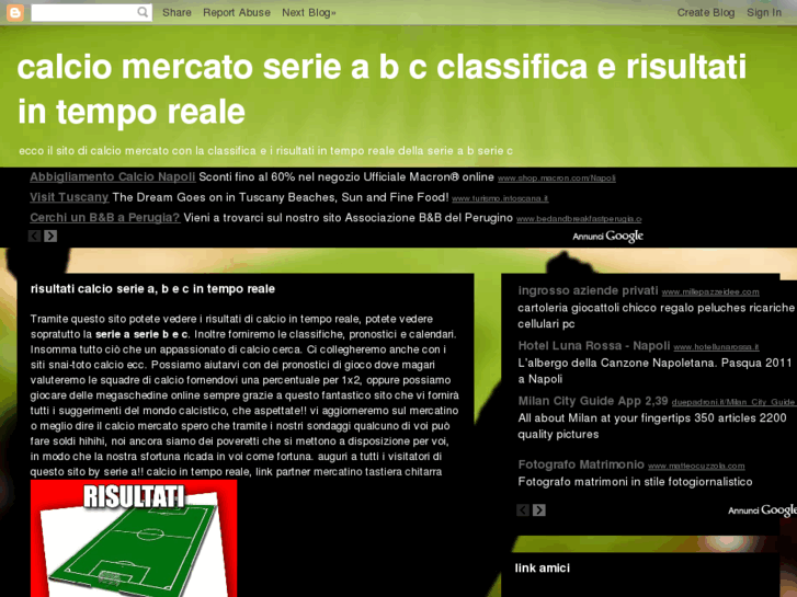 www.agenda-calcio.com