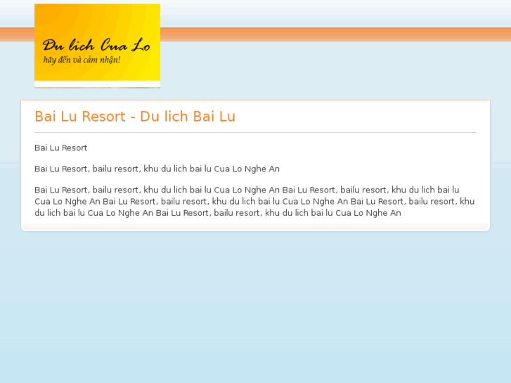 www.bailuresort.com