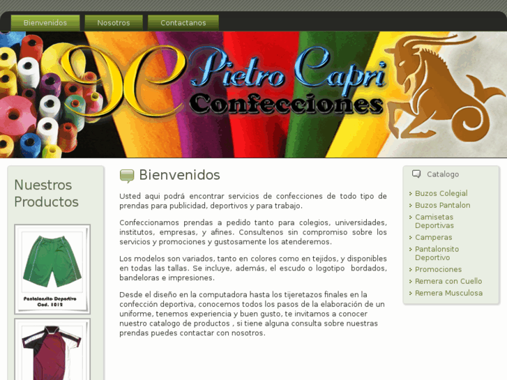 www.confeccionespietrocapri.com