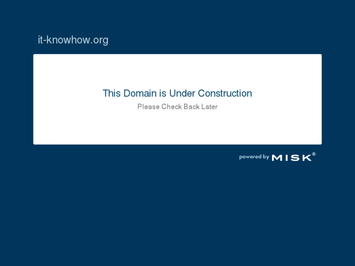 www.it-knowhow.org