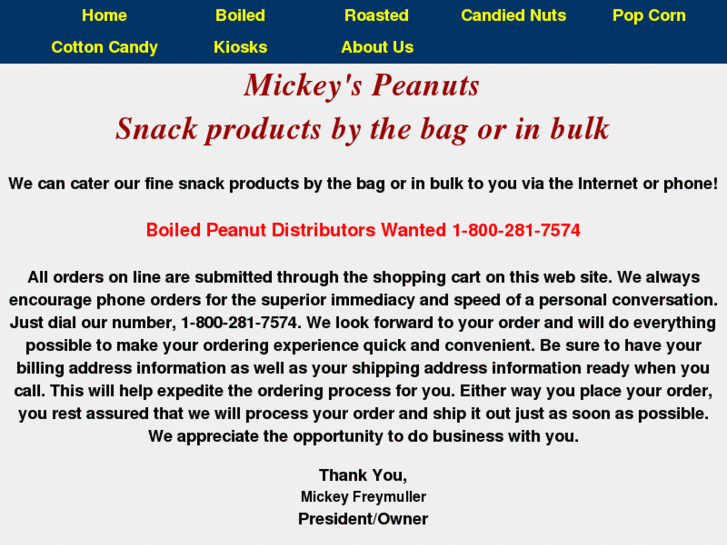 www.mickeyspeanuts.com