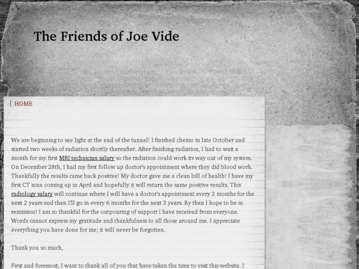 www.thefriendsofjoevide.org