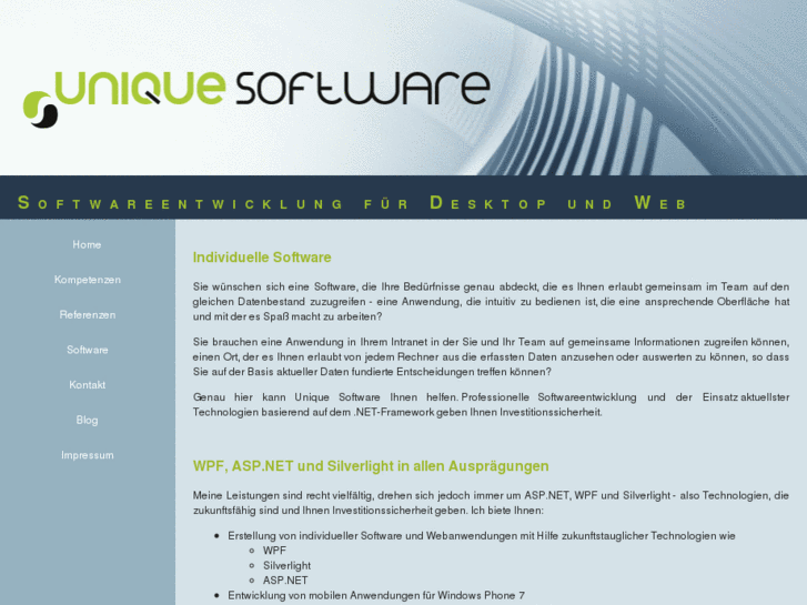 www.uniquesoftware.de