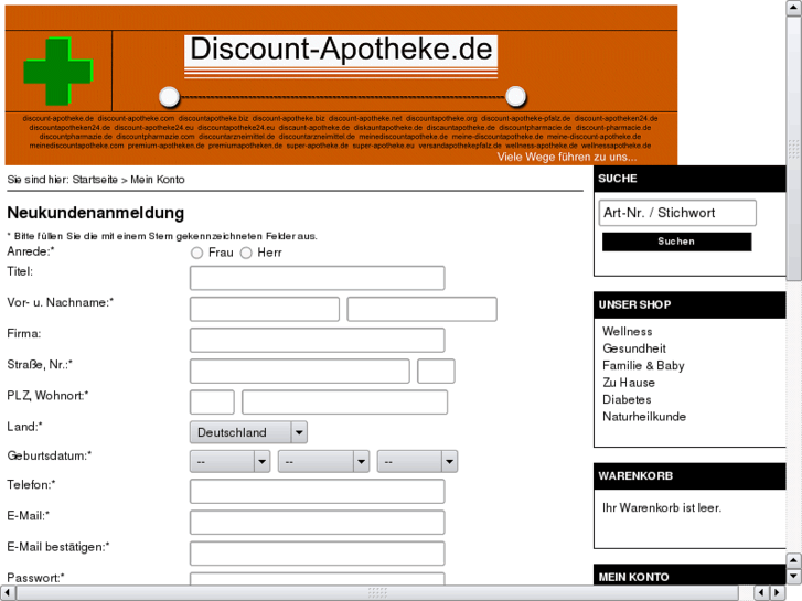 www.meinediscountapotheke.com