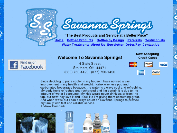 www.savannaspringswater.com