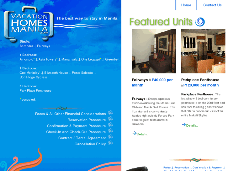 www.vacationhomesmanila.com