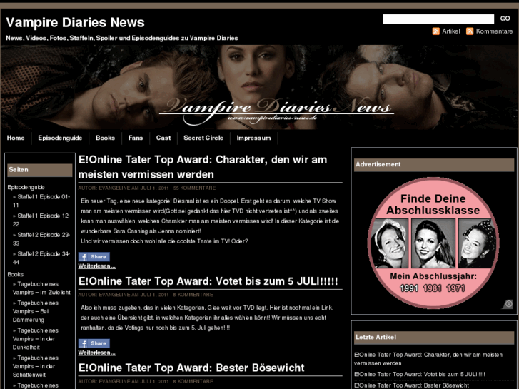 www.vampirediaries-news.de