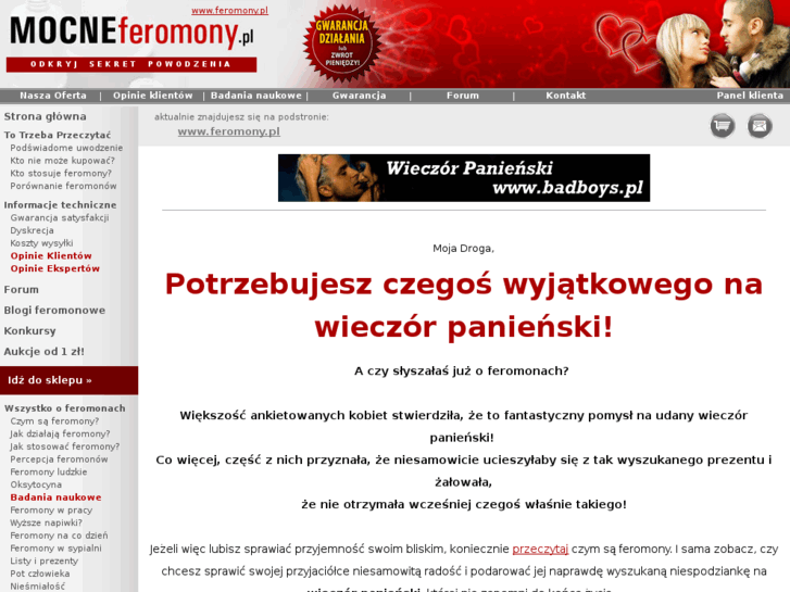 www.wieczorpanienski.pl
