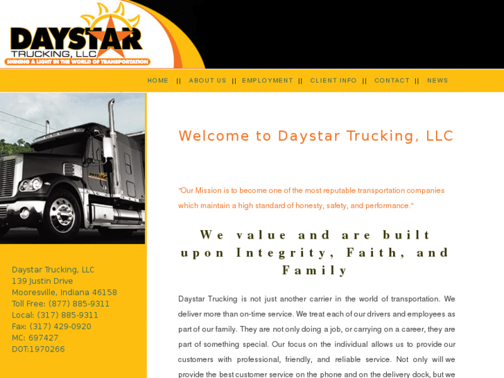 www.daystartrucking.com