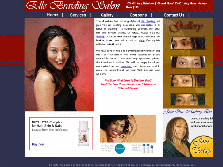 www.ellebraidingsalon.com