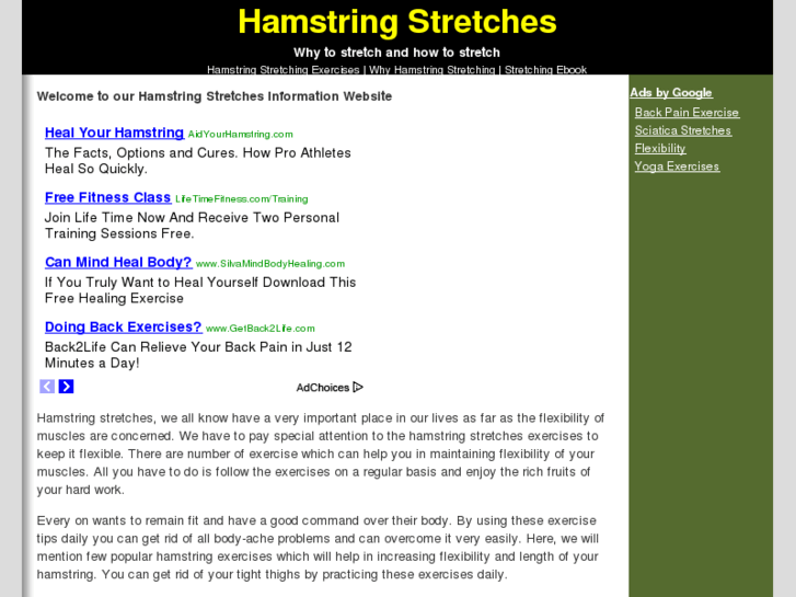 www.hamstringstretches.net