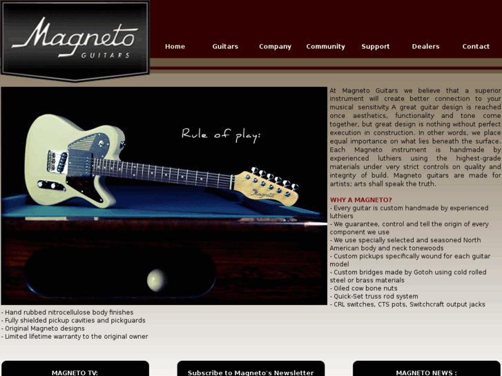 www.magnetoguitars.com