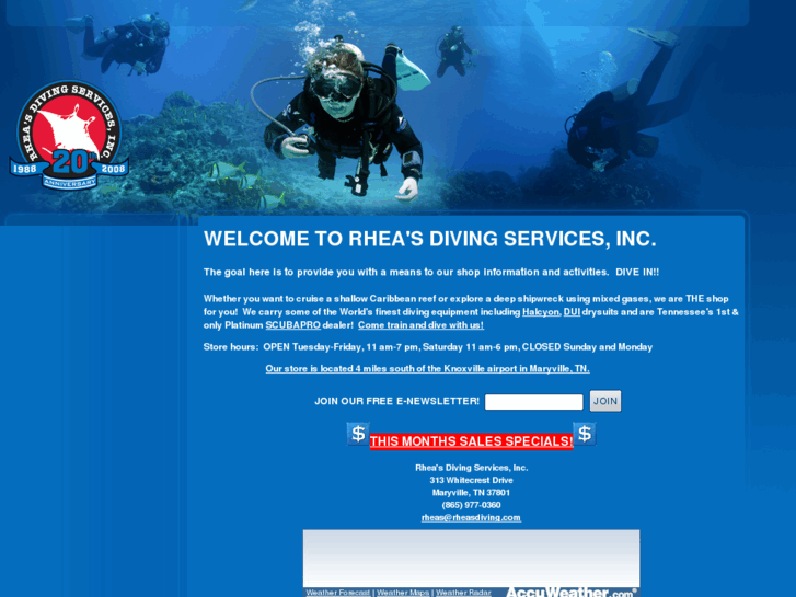 www.rheasdiving.com